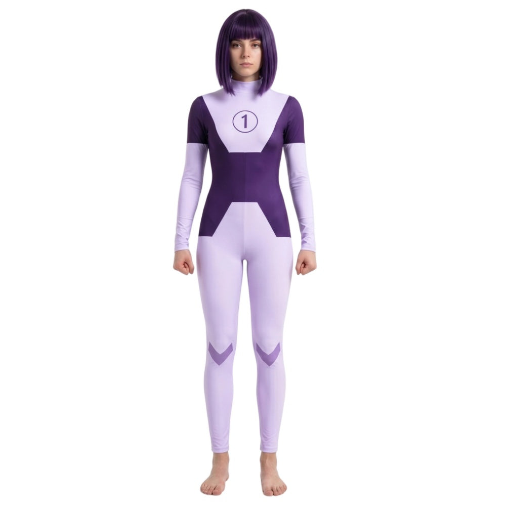Cosplay Costume Dupli-Kate Invincible 4(2026) TV Cosplay Combinaison Violette Femme