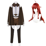 Cosplay Costume Eris Greyrat Mushoku Tensei: Jobless Reincarnation Saison 3(2026) Anime Cosplay Tenue Marron Femme