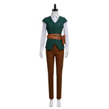 Cosplay Costume Flynn Rider Raiponce Film Cosplay Tenue Bleue et Marron Femme