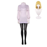 Cosplay Costume Hana Kurusu Jujutsu Kaisen Saison 3(2026) Anime Cosplay Tenue Blanche et Noire Femme