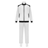 Cosplay Costume Haymitch Abernathy The Hunger Games: Sunrise on the Reaping(2026) Film Cosplay Tenue Blanche Homme