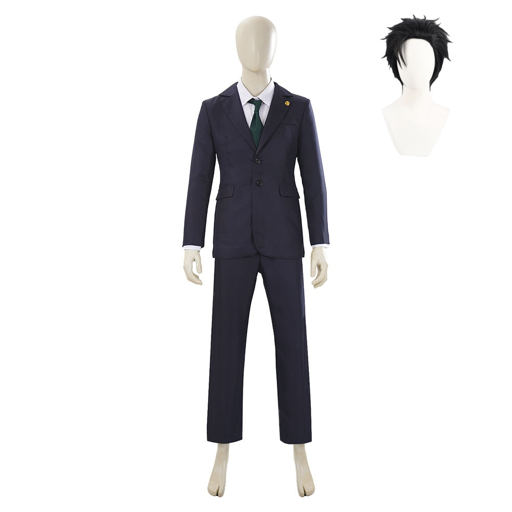 Cosplay Costume Hiromi Higuruma Jujutsu Kaisen Saison 3(2026) Anime Cosplay Tenue Noire Homme Perruque