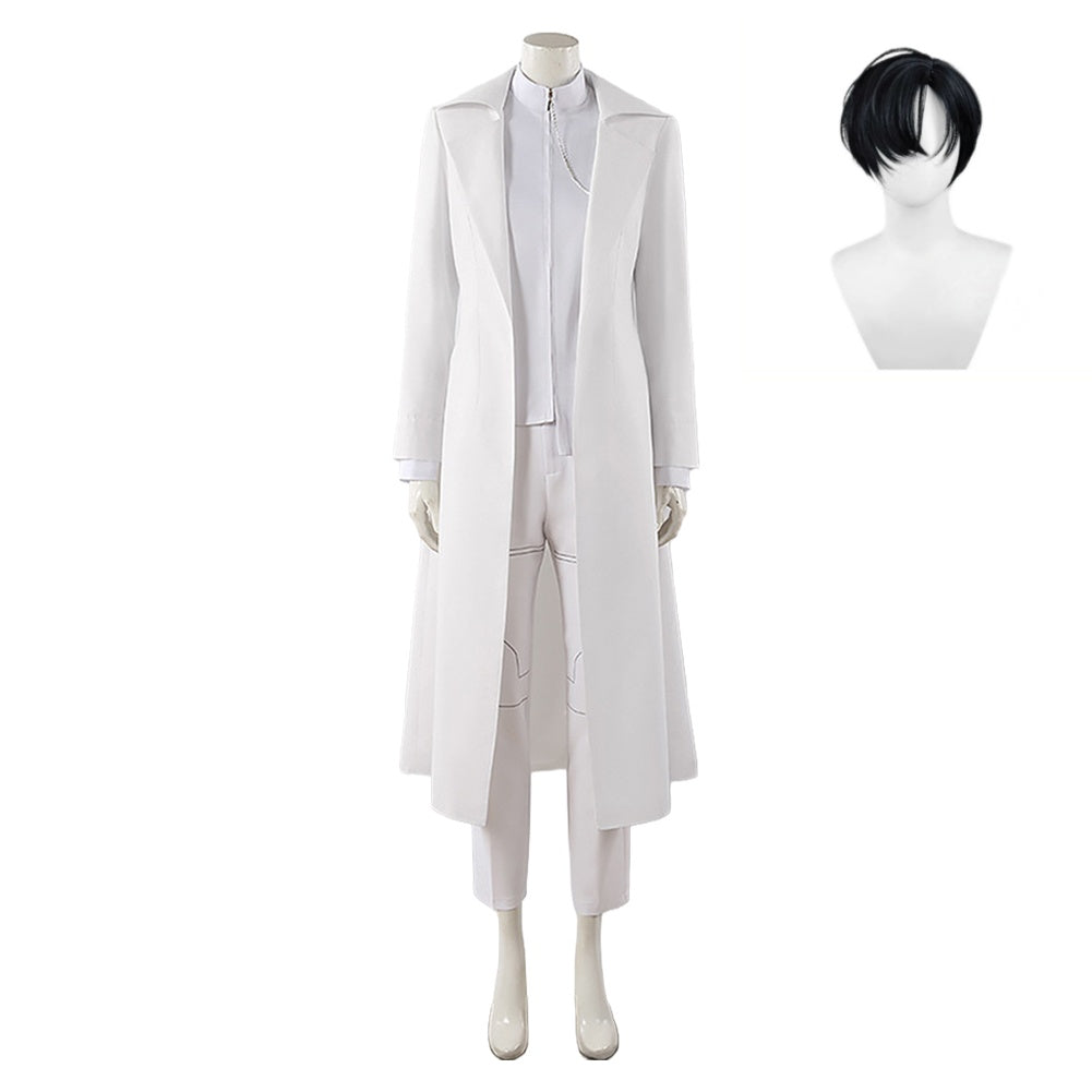 Cosplay Costume Ivan Alien Stage(2026) TV Cosplay Tenue Blanche Homme Perruque
