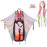 Cosplay Costume Kanroji Mitsuri Les Rôdeurs de la Nuit Anime Cosplay Tenue Année 2026 du Cheval Perruque