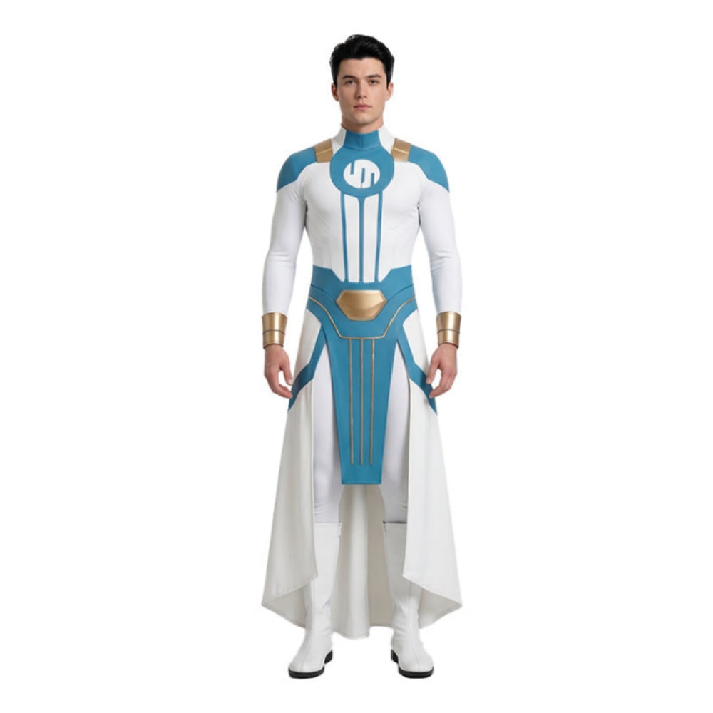 Cosplay Costume Mark Grayson Invincible 4(2026) TV Cosplay Combinaison Bleue Homme