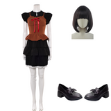 Cosplay Costume Mayu Amakura Fatal Frame 2 Remake(2026) Jeu Cosplay Robe Noire et Brune Tenue Femme