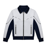 Cosplay Costume Mister Fantastic Avengers: Doomsday(2026) Film Cosplay Veste Blanche et Bleue Homme
