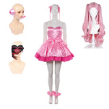 Cosplay Costume Mizi Zombie Stage Alien Stage(2026) TV Cosplay Robe Rose Femme Ver.2 Perruque Mic Masque