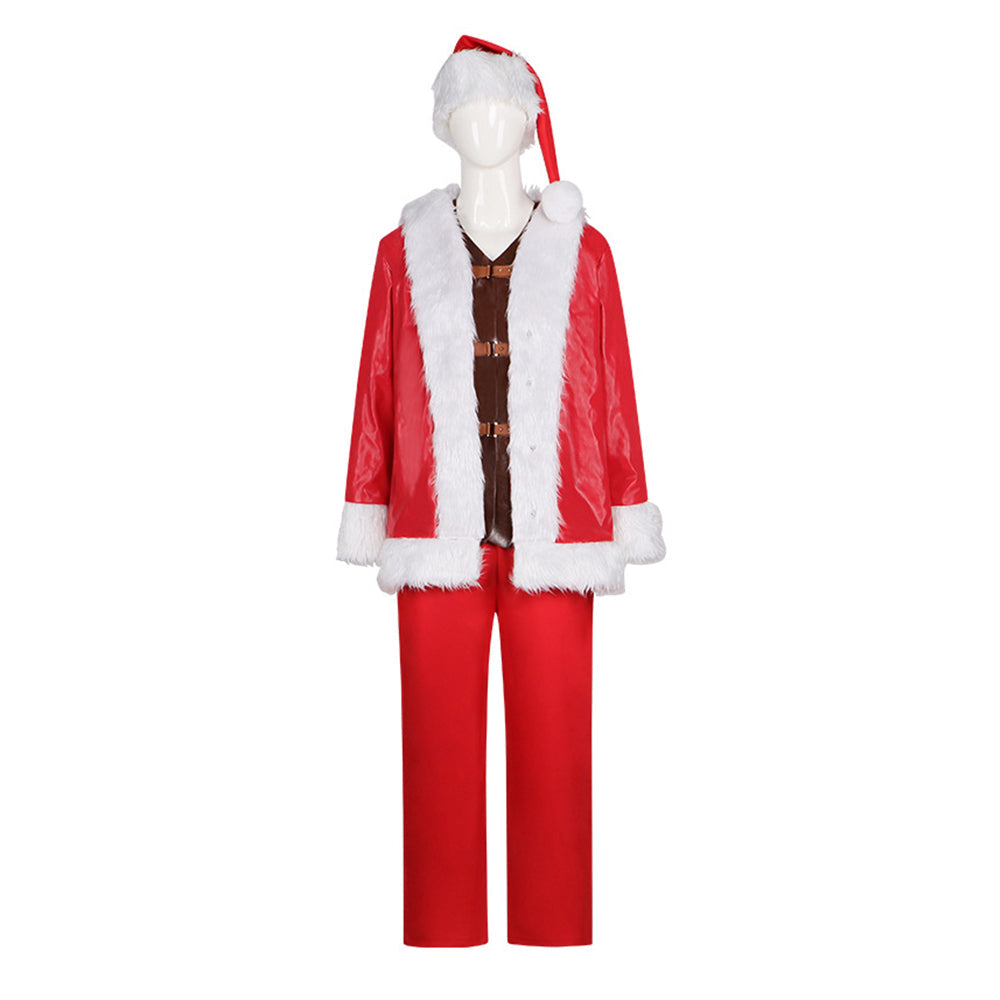 Cosplay Costume Nick Violent Night 2(2026) Film Cosplay Tenue de Père Noël Rouge Homme