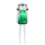 Cosplay Costume Sarah Isekai Slow Life Jeu Cosplay Tenue Verte Femme