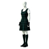 Cosplay Costume Sasha Coven Academy(2026) TV Cosplay Uniforme Scolaire Verte Femme