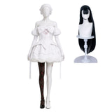 Cosplay Costume Sua Alien Stage(2026) TV Cosplay Robe Blanche et Noire Femme Perruque
