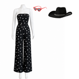 Cosplay Costume Susie Glass The Gentlemen Saison 2(2026) TV Cosplay Combinaison Pantalon Noir Femme Perruque Chapeau