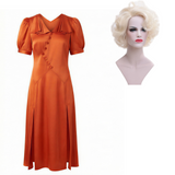 Cosplay Costume The Bride The Bride!(2026) Film Cosplay Robe Orange Enfant & Adulte