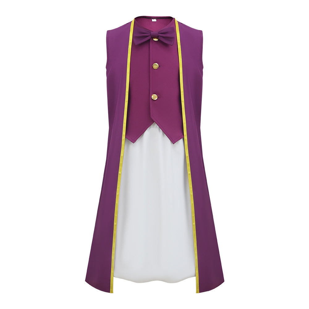 Cosplay Costume Toad The Super Mario Galaxy Movie(2026) Film Cosplay Tenue Violette Enfant