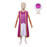 Cosplay Costume Toad Violet The Super Mario Galaxy Movie(2026) Film Cosplay Tenue Enfant Chapeau