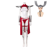 Cosplay Costume Universa Invincible 4(2026) TV Cosplay Tenue Rouge et Blanche Femme