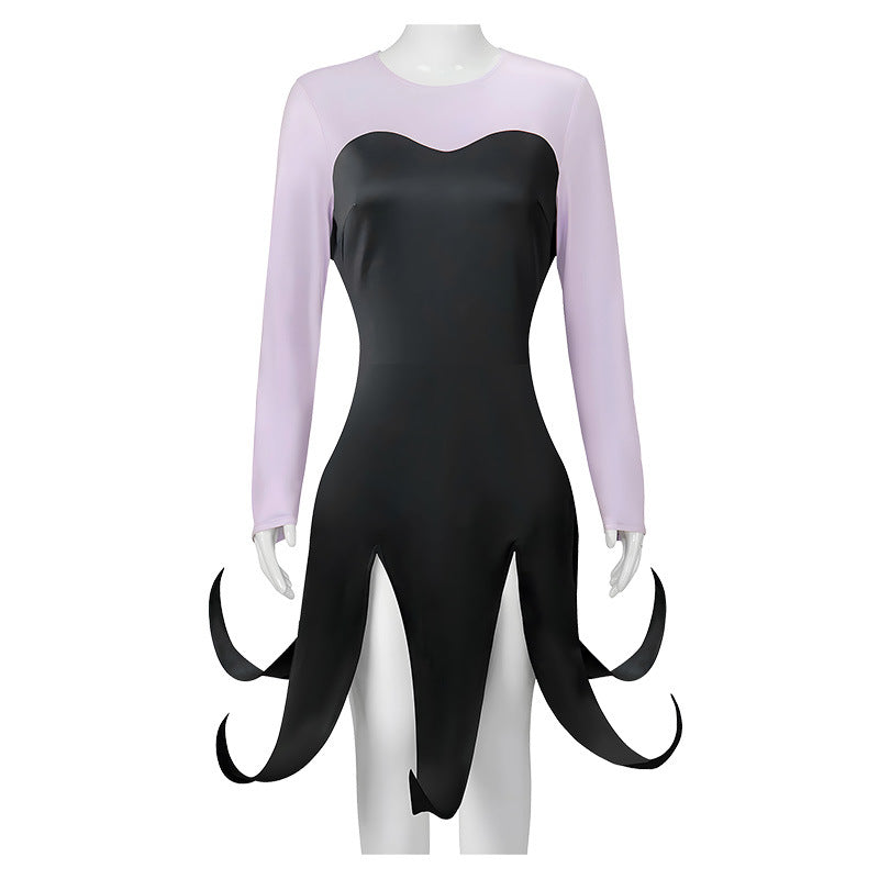 Cosplay Costume Ursula La Petite Sirène Film Cosplay Robe Noire et Rose Femme