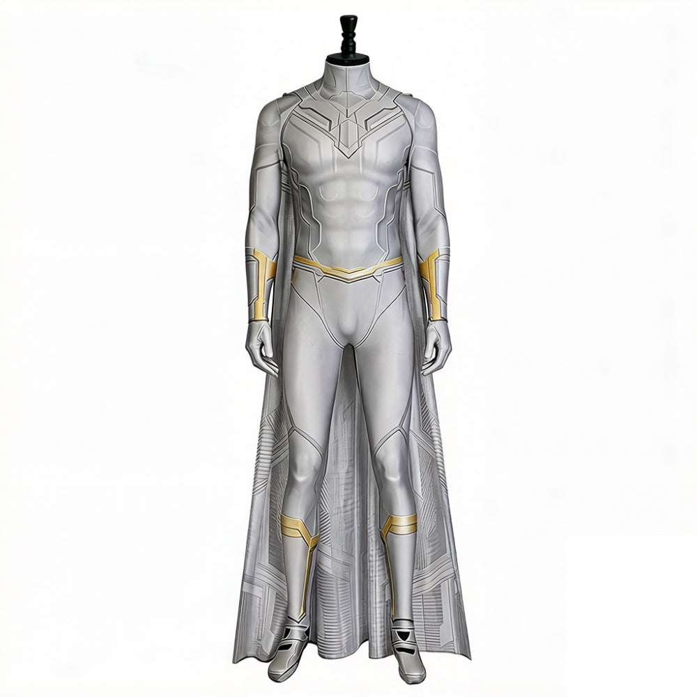 Cosplay Costume White Vision VisionQuest(2026) TV Cosplay Combinaison Argentée Homme