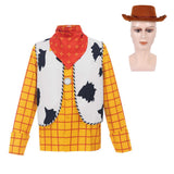 Cosplay Costume Woody Film Cosplay Chemise Jaune Homme