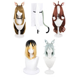Cosplay Perruque Chainsmoker Cat(2026) Anime Cosplay Perruque+Oreilles