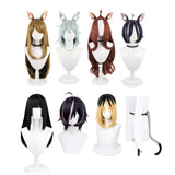 Cosplay Perruque Chainsmoker Cat(2026) Anime Cosplay Perruque+Oreilles
