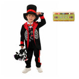 Déguisement Catrina Garçon Gentleman Fantôme Tenue Noire pour Le Jour des Morts
