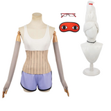 Dandadan(2024) Seiko Ayase Tenue de Gilet Cosplay Costume Perruque Lunettes
