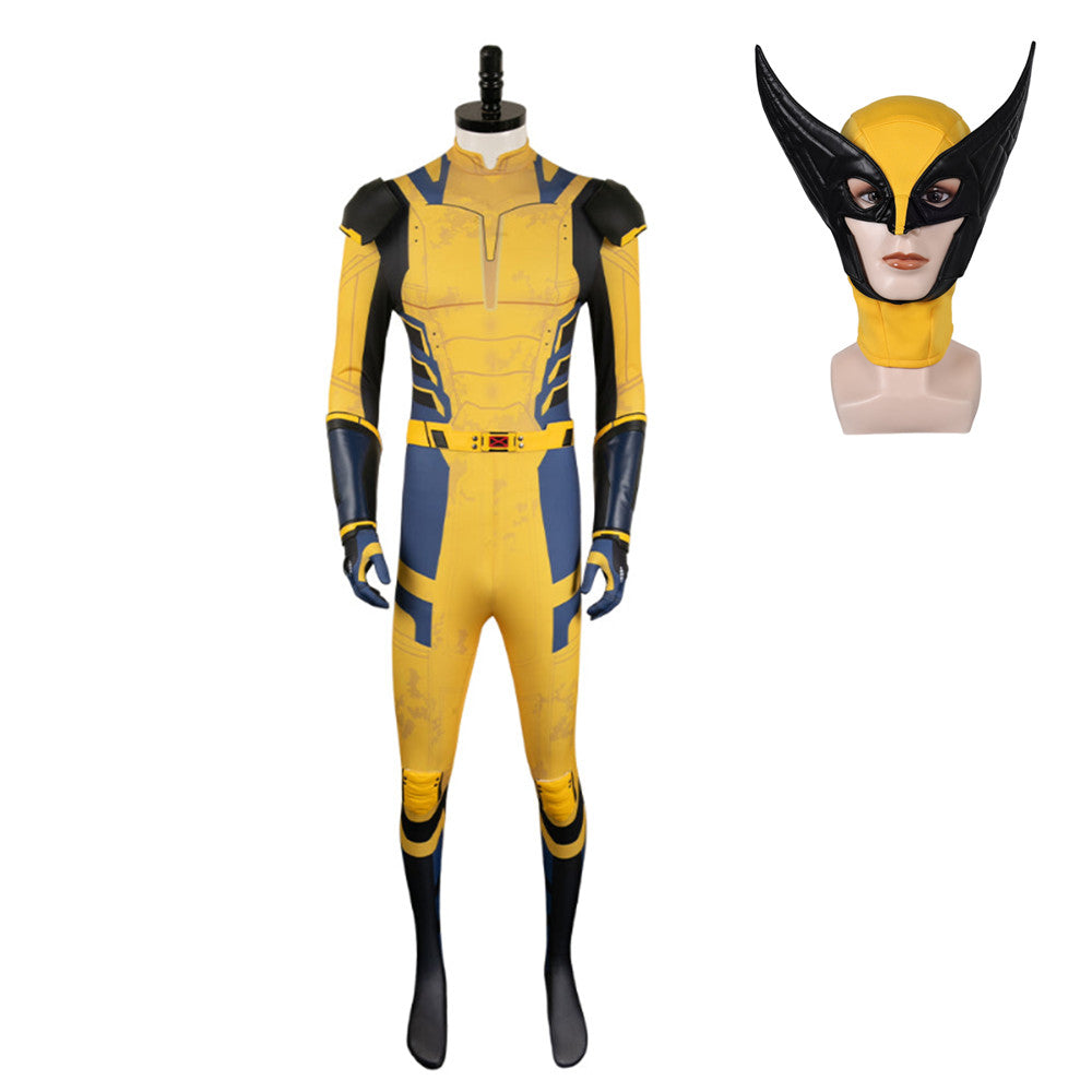 Deadpool & Wolverine(2024) James Howlett Logan Combinaison Cosplay Costume Ver.2 Masque
