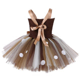 Enfant Fille Cerf de Noël Tutu Robe pour Halloween