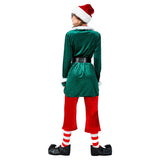 Femme Lutine Elf de Noël Costume Complet