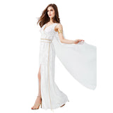 Femme Déesse Grecque Robe Blanche Antique Halloween Costume