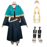 Delicious in Dungeon Marcille Cosplay Costume Perruque Chaussures