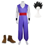Dragon Ball Super Son Gohan Adulte Cosplay Costume Perruque Chaussures