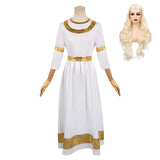 Elden Ring Miquella Robe Blanche Cosplay Costume Perruque