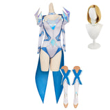 Emma Frost Tenue Bleue et Blanche Cosplay Costume