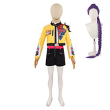 Enfant Rumi Tenue Jaune et Noire Cosplay Costume