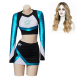 Euphoria 3(2026) Maddy Perez Cassie Howard Pom-pom Girl Uniforme Cosplay Costume Perruque
