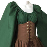 Femme Robe Médiévale de La Renaissance Costume pour Halloween Carnaval