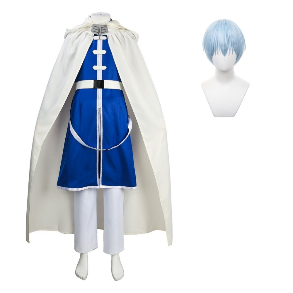 Frieren: Beyond Journey's End Himmel Tenue Bleue et Blanche Cosplay Costume