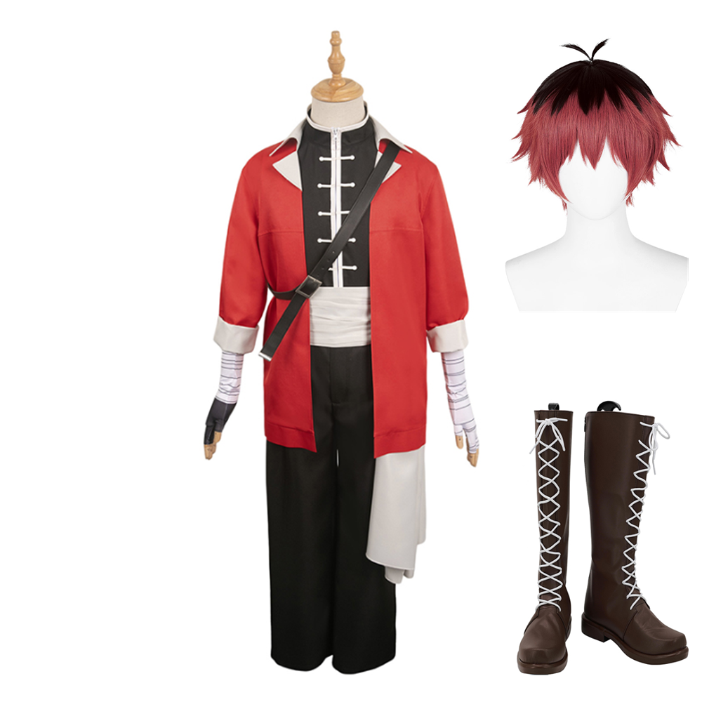 Frieren: Beyond Journey's End Stark Tenue Cosplay Costume Perruque Chaussures