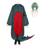 Gachiakuta Gita Tenue Grise et Rouge Cosplay Costume