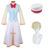 Hazbin Hotel 2(2025) St. Peter Tenue Bleu et Jaune Cosplay Costume