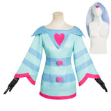 Hazbin Hotel Helluva Boss Fizzarolli Pyjama Robe Courte Cosplay Costume