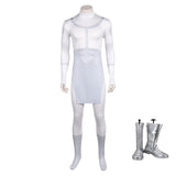 Invincible Saison 3(2025) Mark Grayson Viltrumite Uniform  Tenue Blanche Cosplay Costume Chaussures
