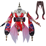 Jeu Honkai: Star Rail Hanabi Sparkle Cosplay Costume Perruque