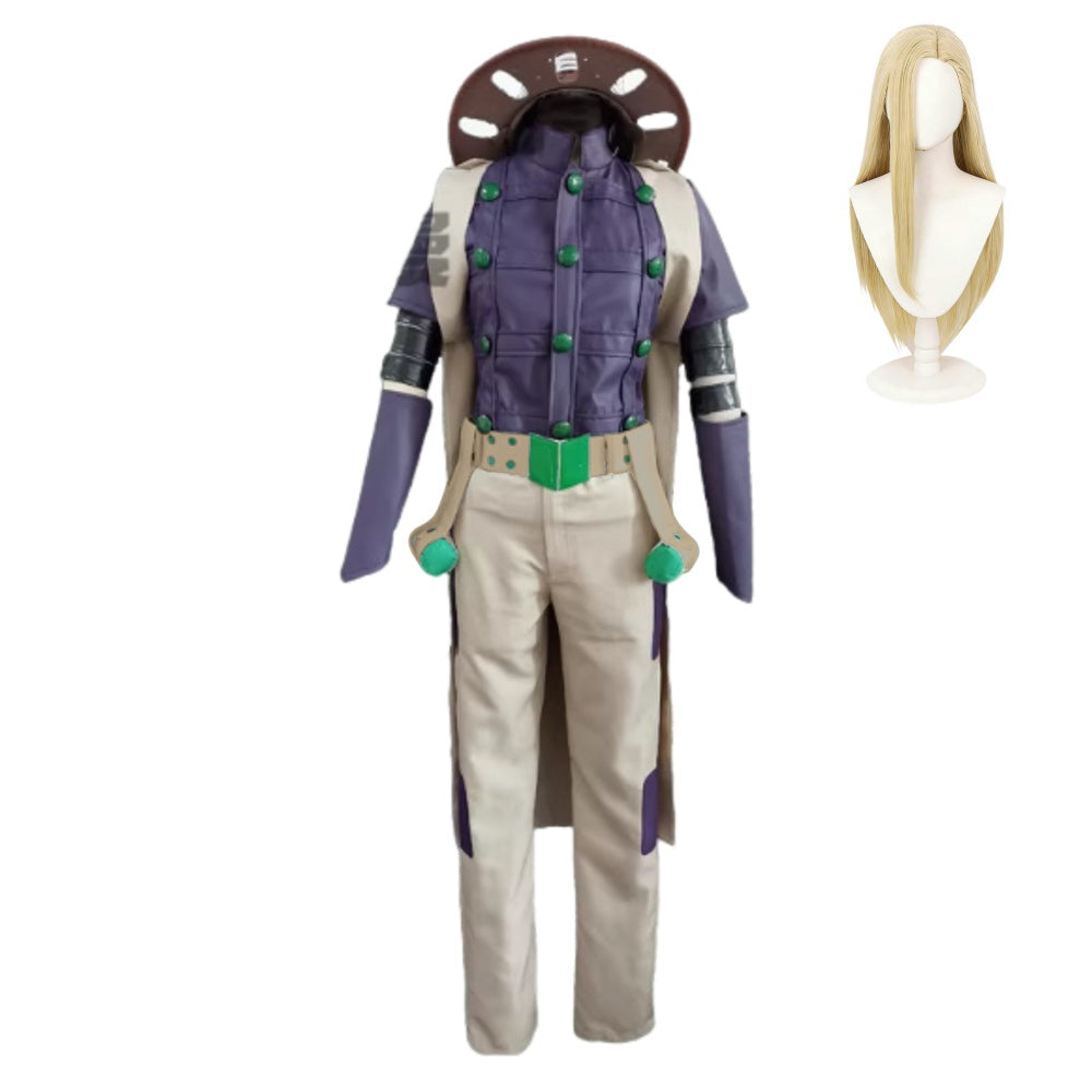 JoJo‘s Bizarre Adventure Gyro Zeppeli Cosplay Costume Perruque 1