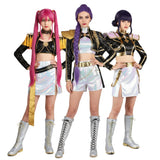 Rumi Zoey Rumi Tenue Noire Cosplay Costume