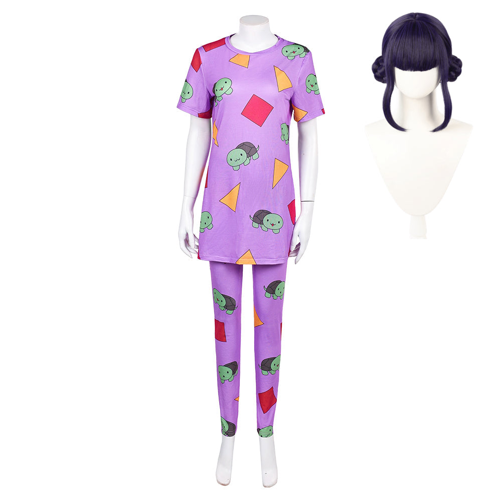 Enfant&Femme Zoey Pyjama Violet Cosplay Costume