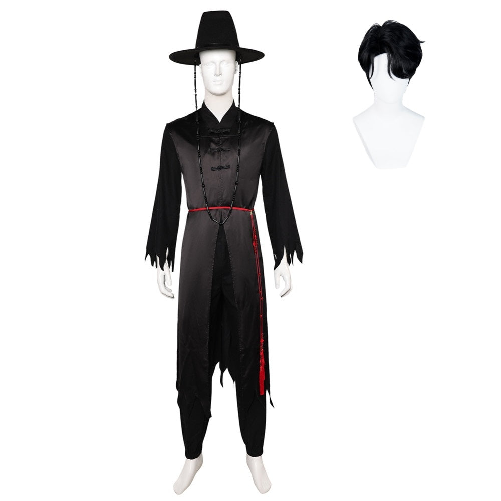 Jinu Demon Tenue Noire Cosplay Costume Ver.2